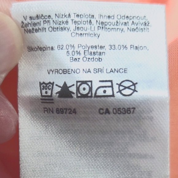 Columbia Slack Water Knit Tee II Peach UPF 50 PFG Short Sleeve Sz 2X NWT - Picture 11 of 14